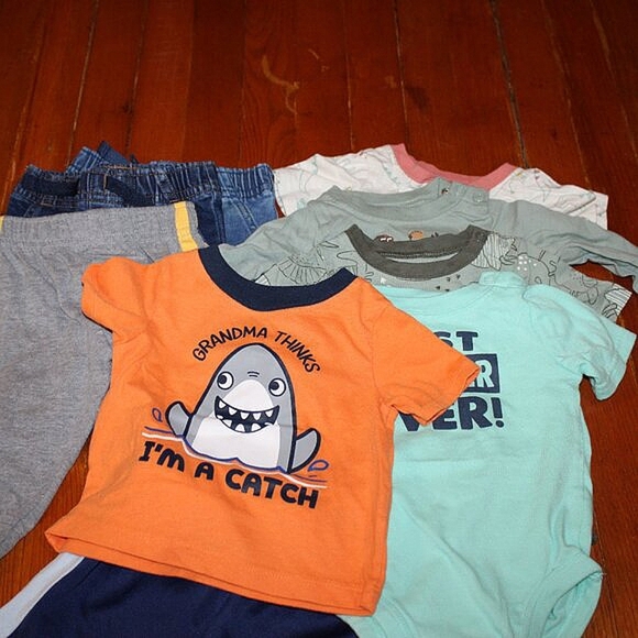 Baby Boy Outfit Bundle - 3-6 Months - Granimals & More - 9 Piece Wardrobe Lot - Picture 2 of 11